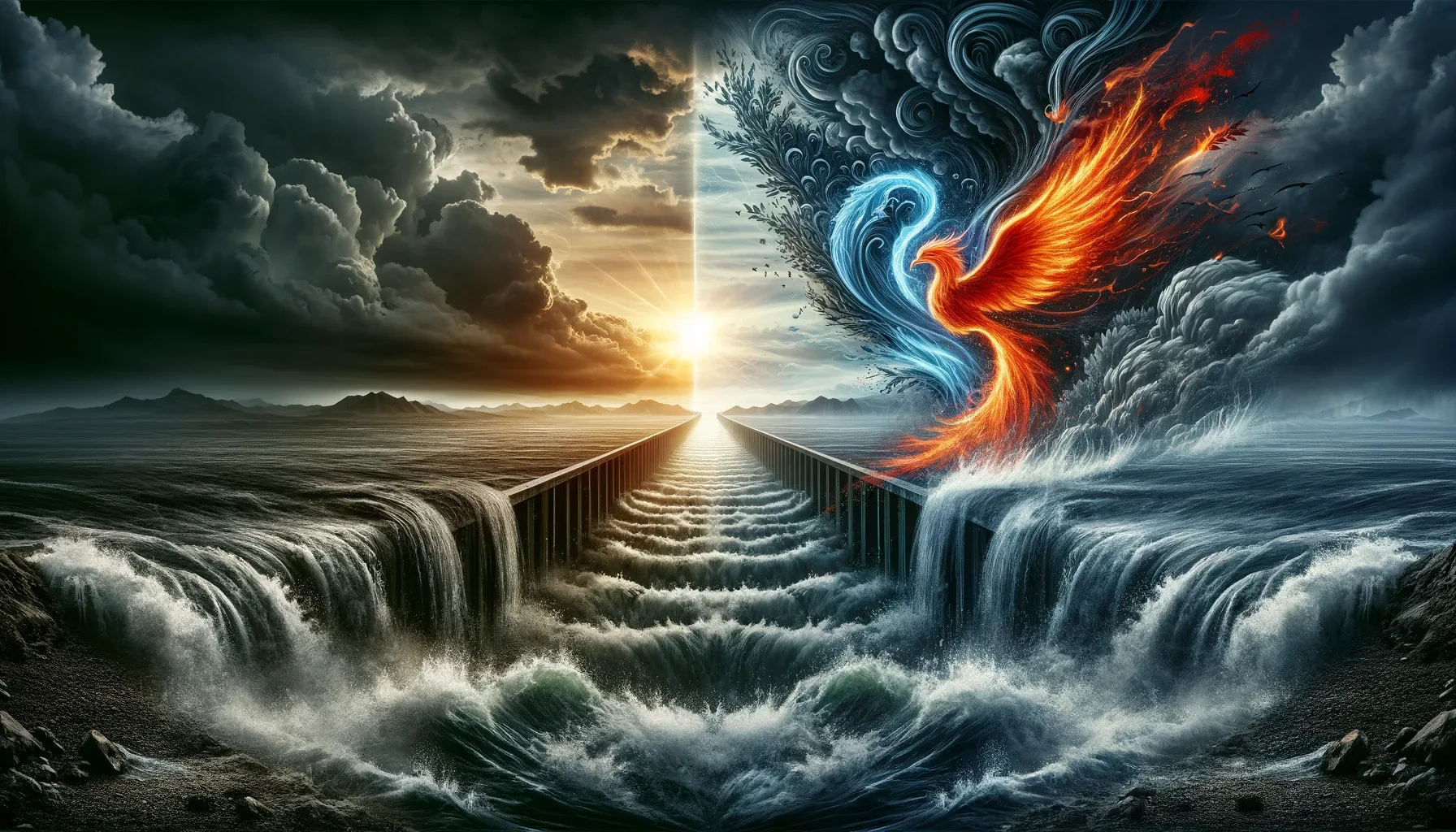 Phönix aus der Asche symbolisiert Resilienz und Antifragilität